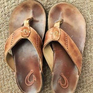 OluKai Leather Sandals